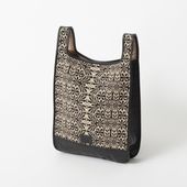 Swaraj/ジャガード×レザー2wayバッグ